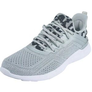 APL Techloom Tracer Training Shoes silver/black/leopard 7.5 NWT